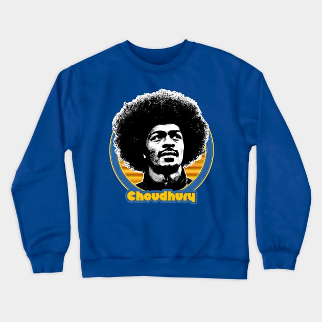 Hamza Dewan Choudhury /// Retro Fan Art Design Crewneck Sweatshirt by DankFutura